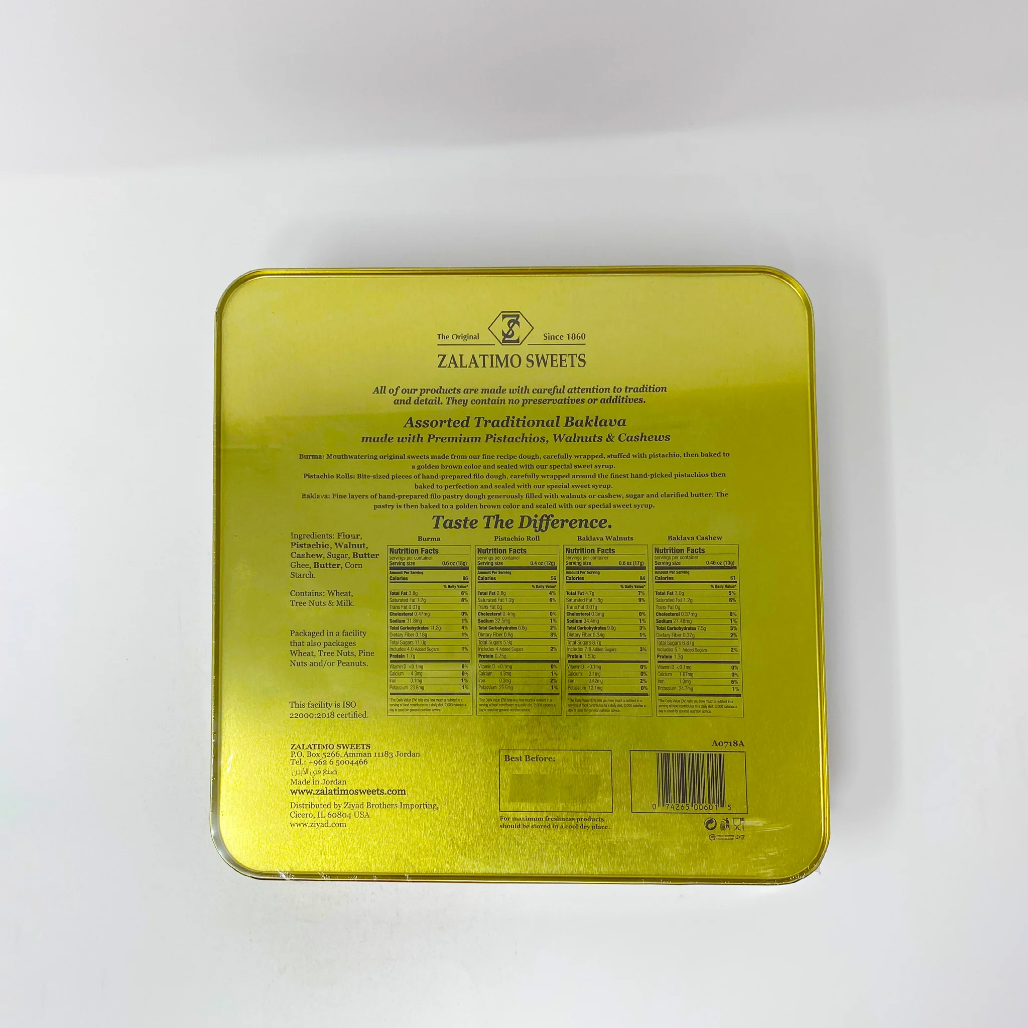 Zalatimo Sweets Assorted baklawa 820g - Image 3