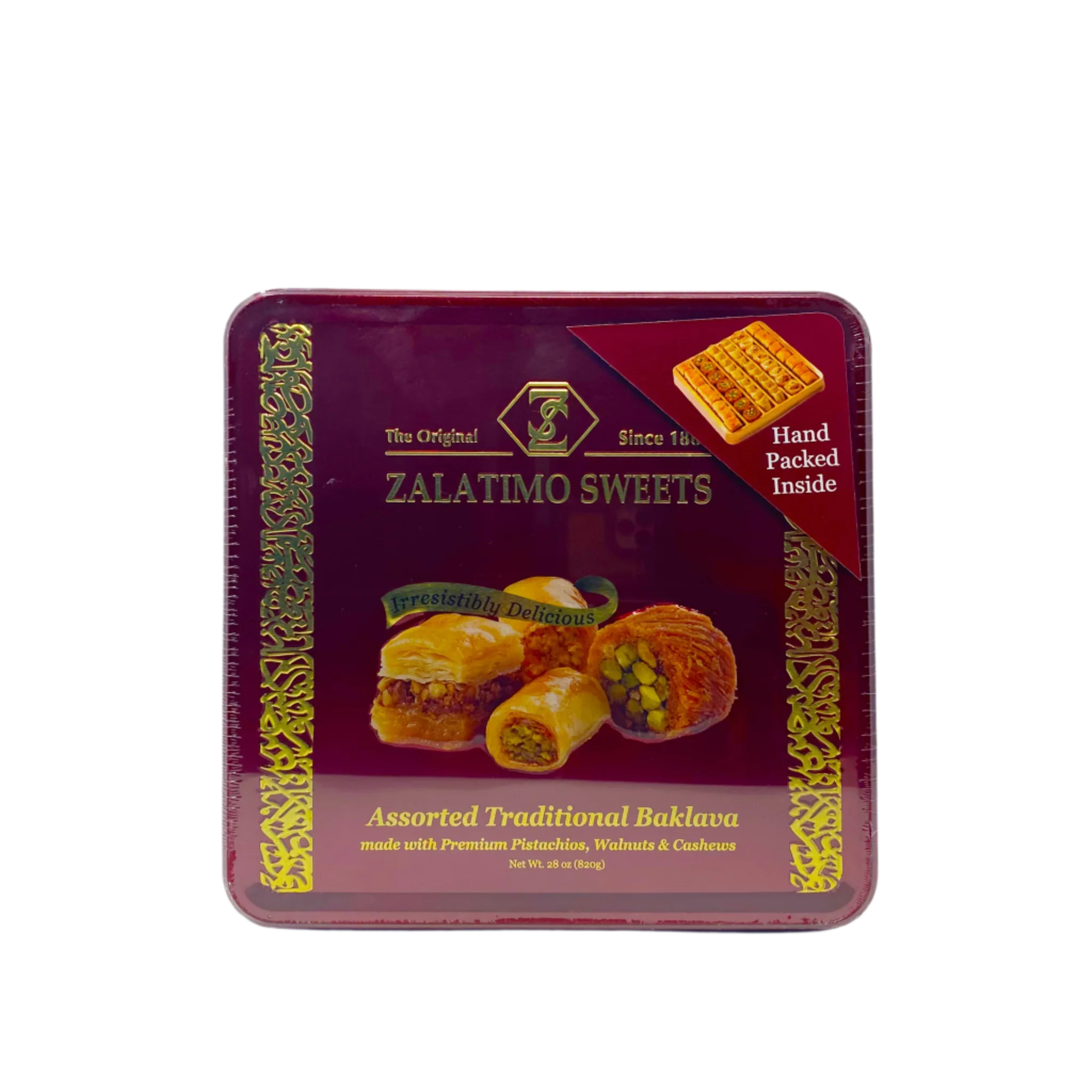 Zalatimo Sweets Assorted baklawa 820g - Image 4