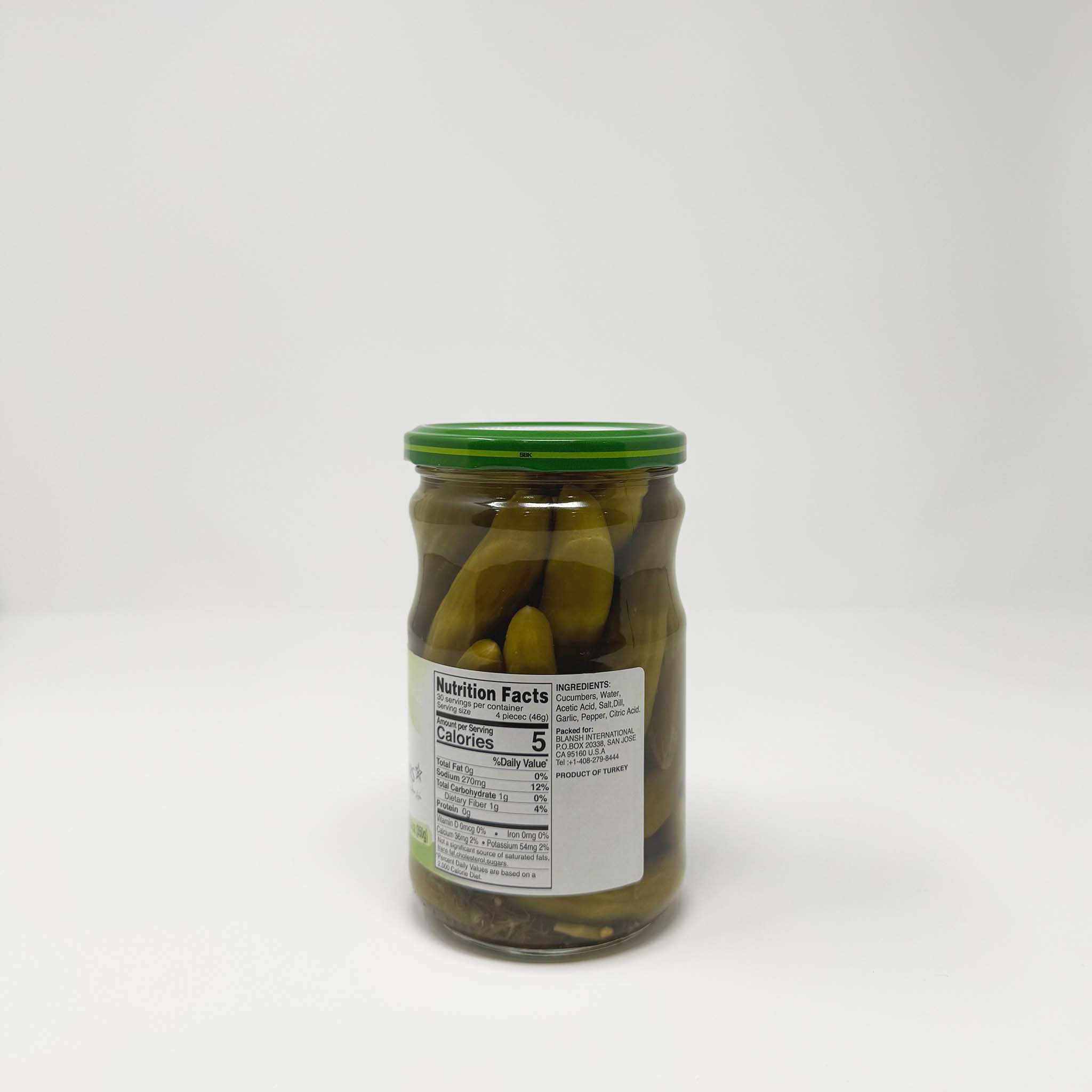 Zarrin pickled cornichons cucumber 640g - Image 2