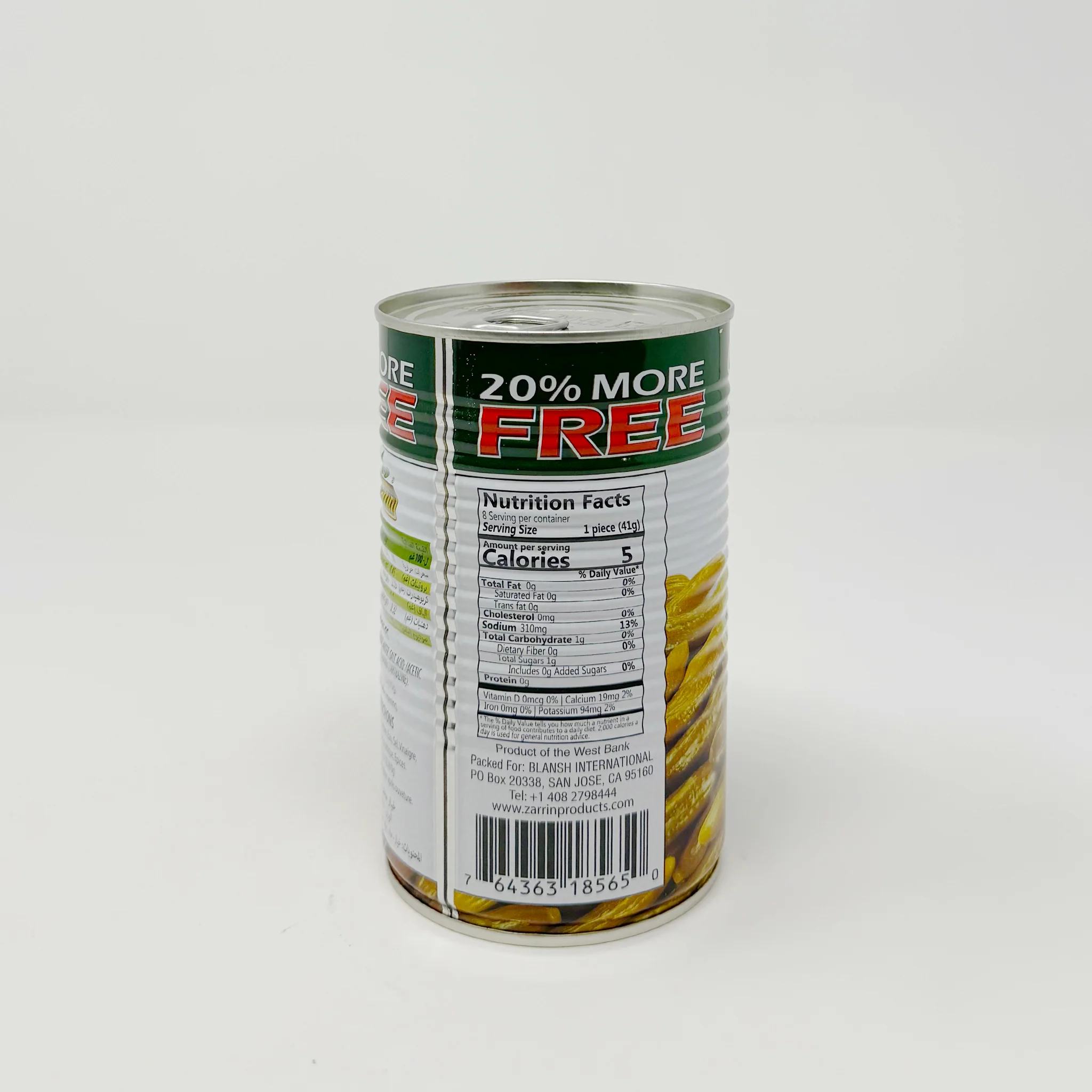 Zarrin pickled cucumbers 23.7oz can - Image 2