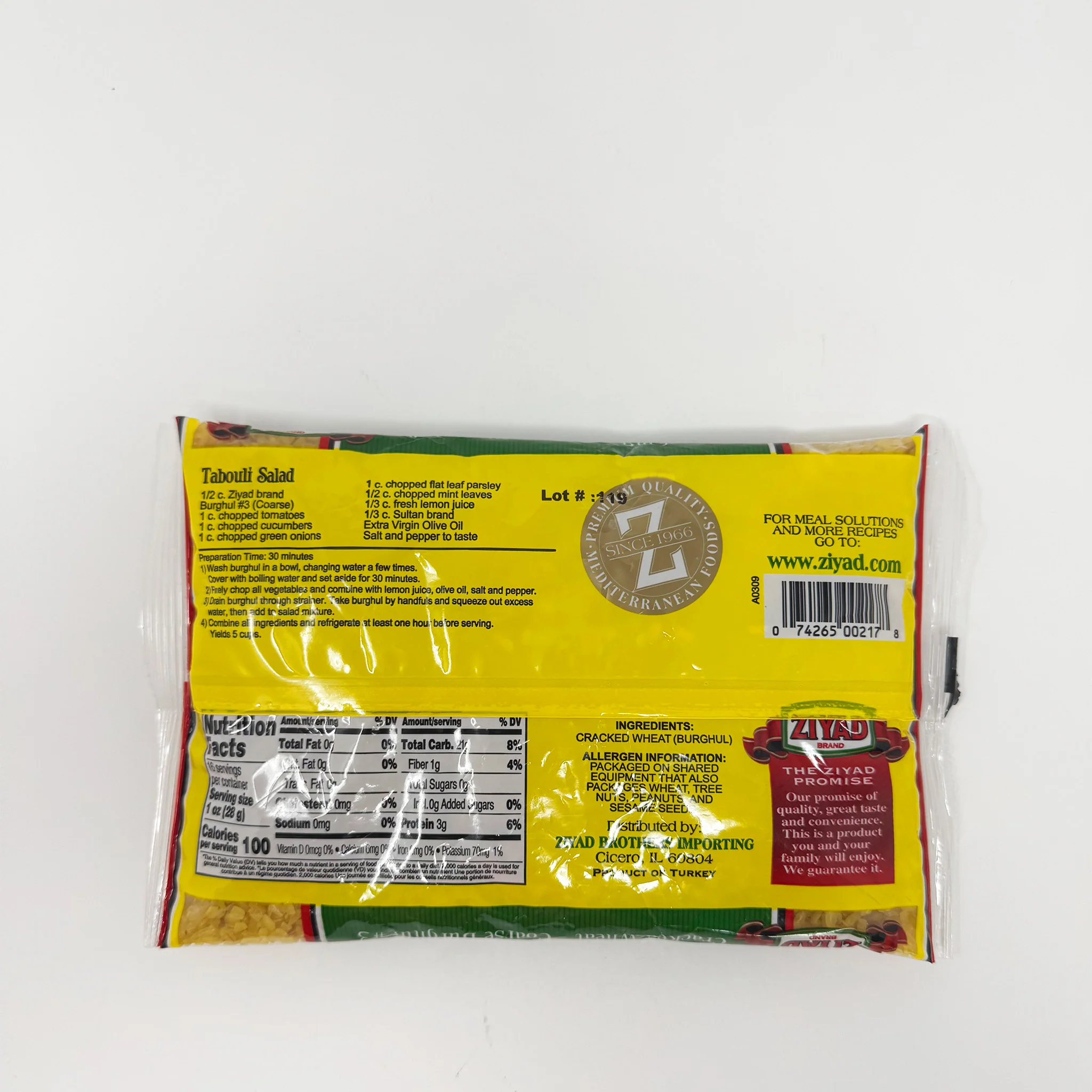 Ziyad Cracked Wheat 1lb # 3 - Image 2