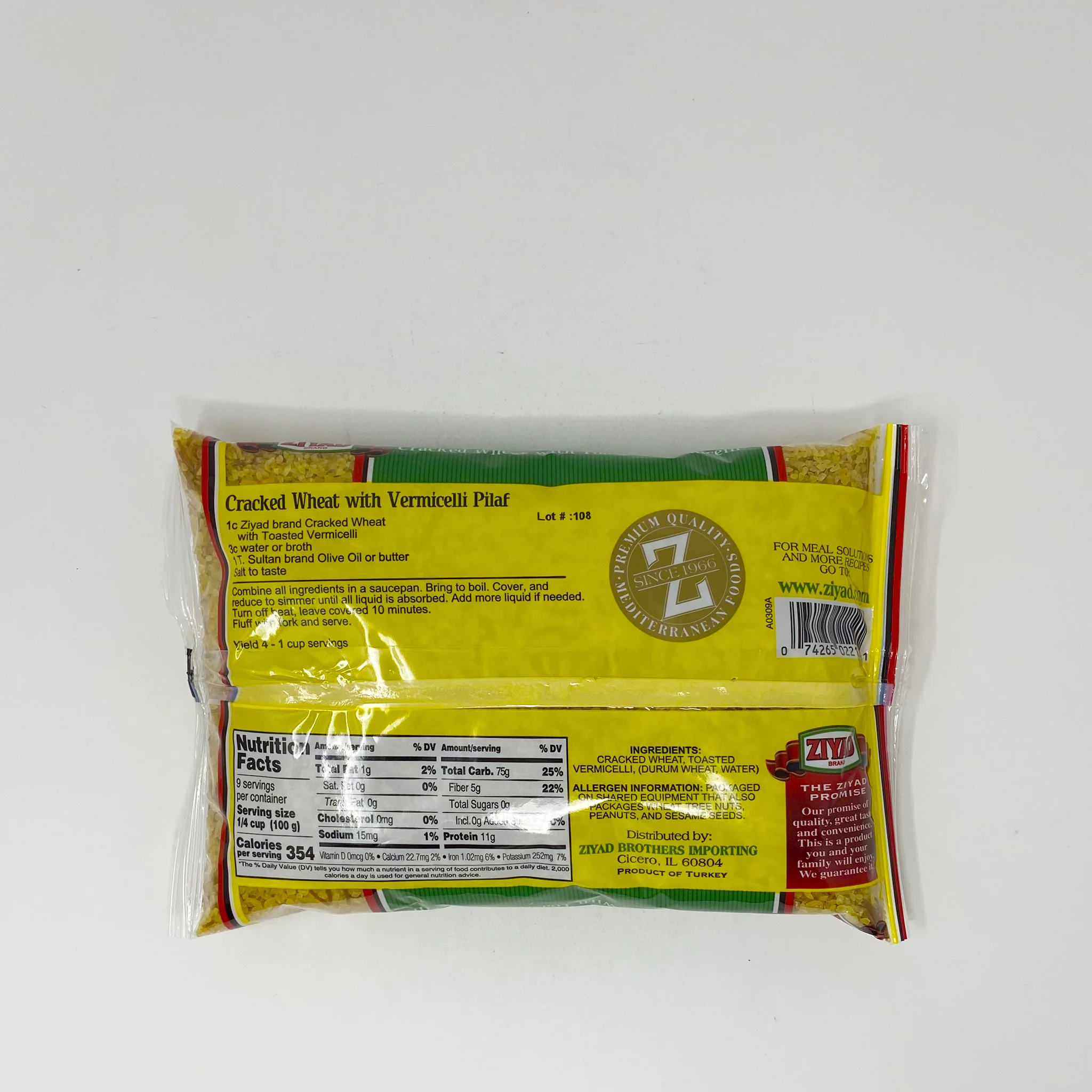 Ziyad Cracked Wheat with Vermicelli 2Lb - Image 2