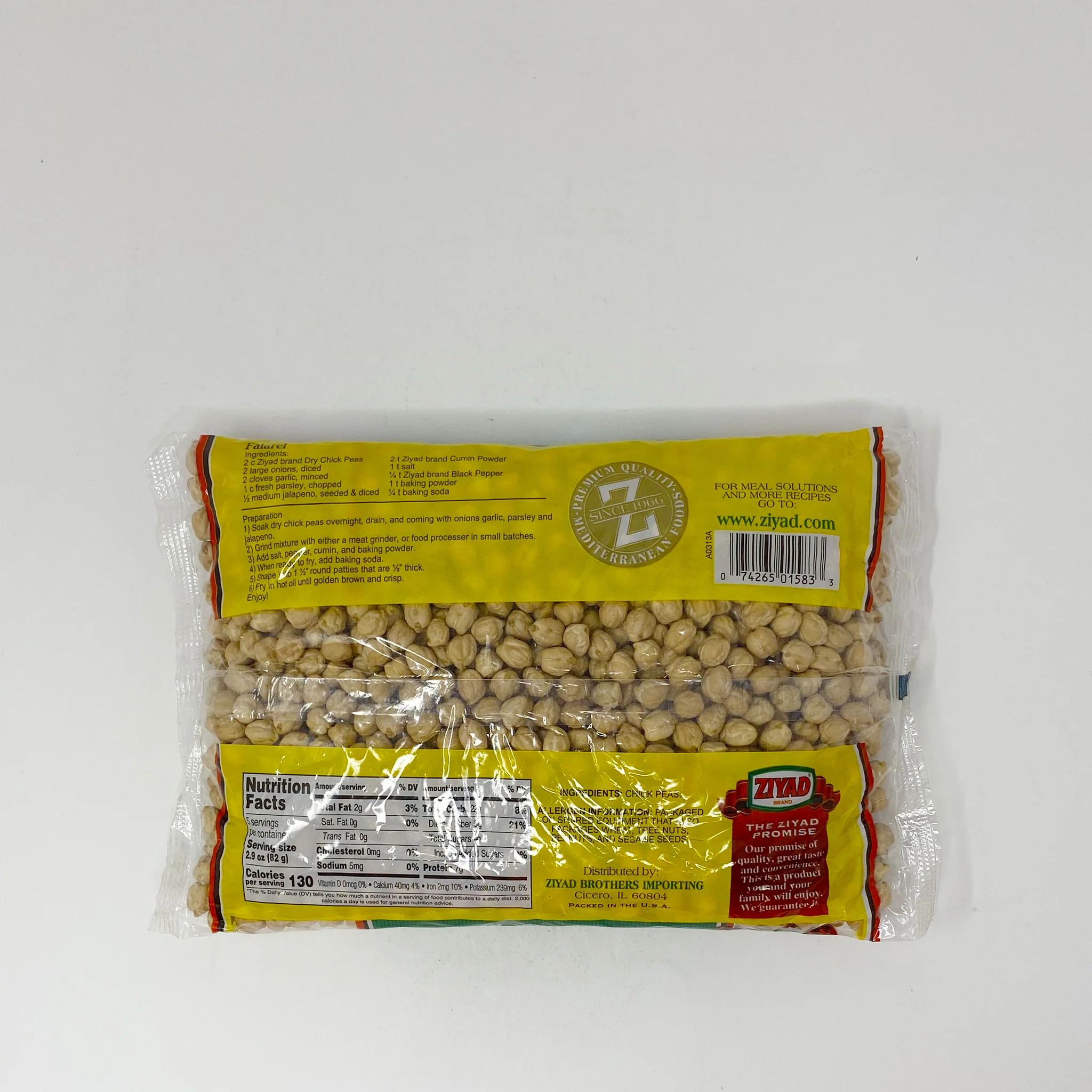 Ziyad dry Chickpeas 1-2 lb - Image 2