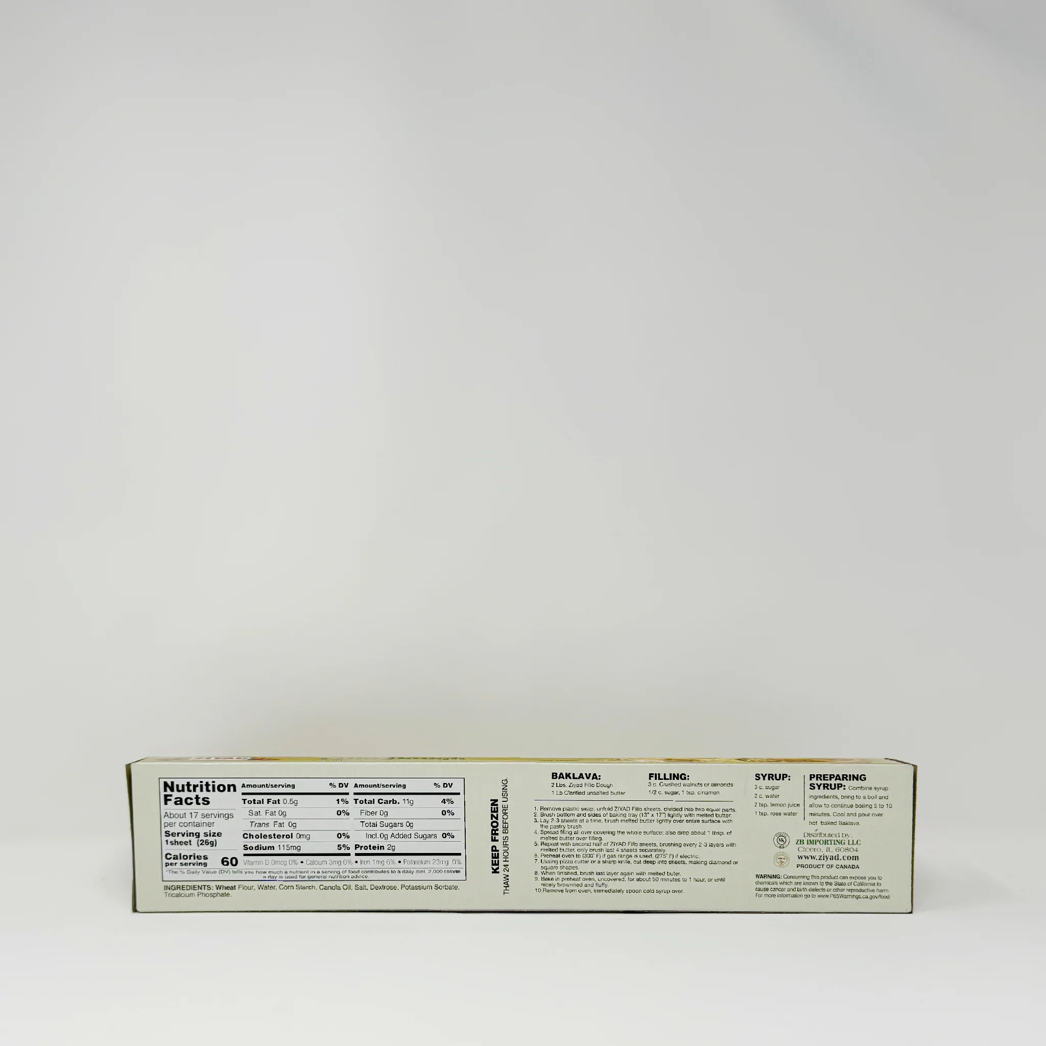 Ziyad Fillo Dough 454g (In-Store Only) - Image 2