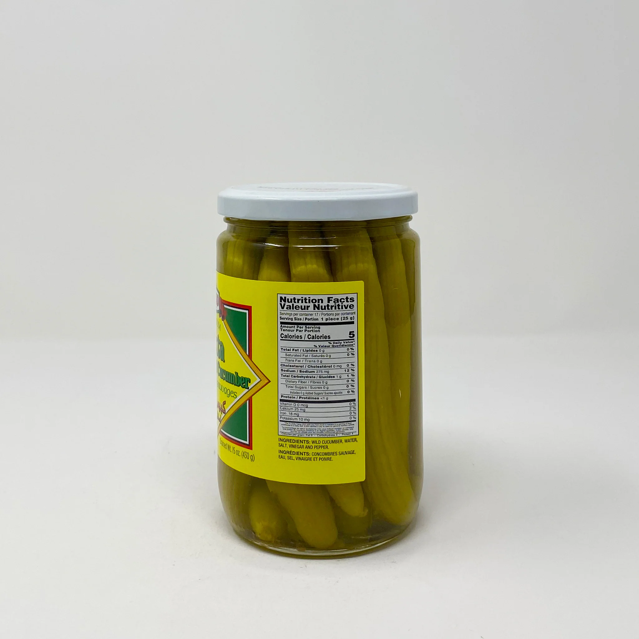 Ziyad Mikta pickled wild cucumbers 430g - Image 2
