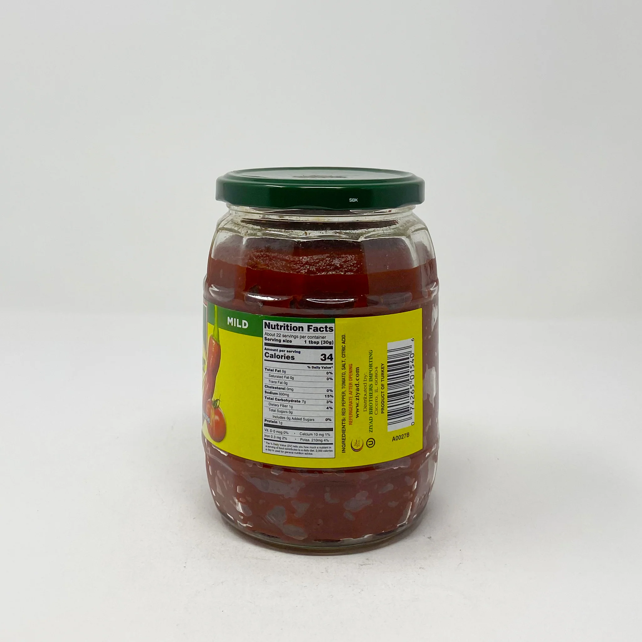 Ziyad Mild & Hot pepper Paste 670g - Image 2