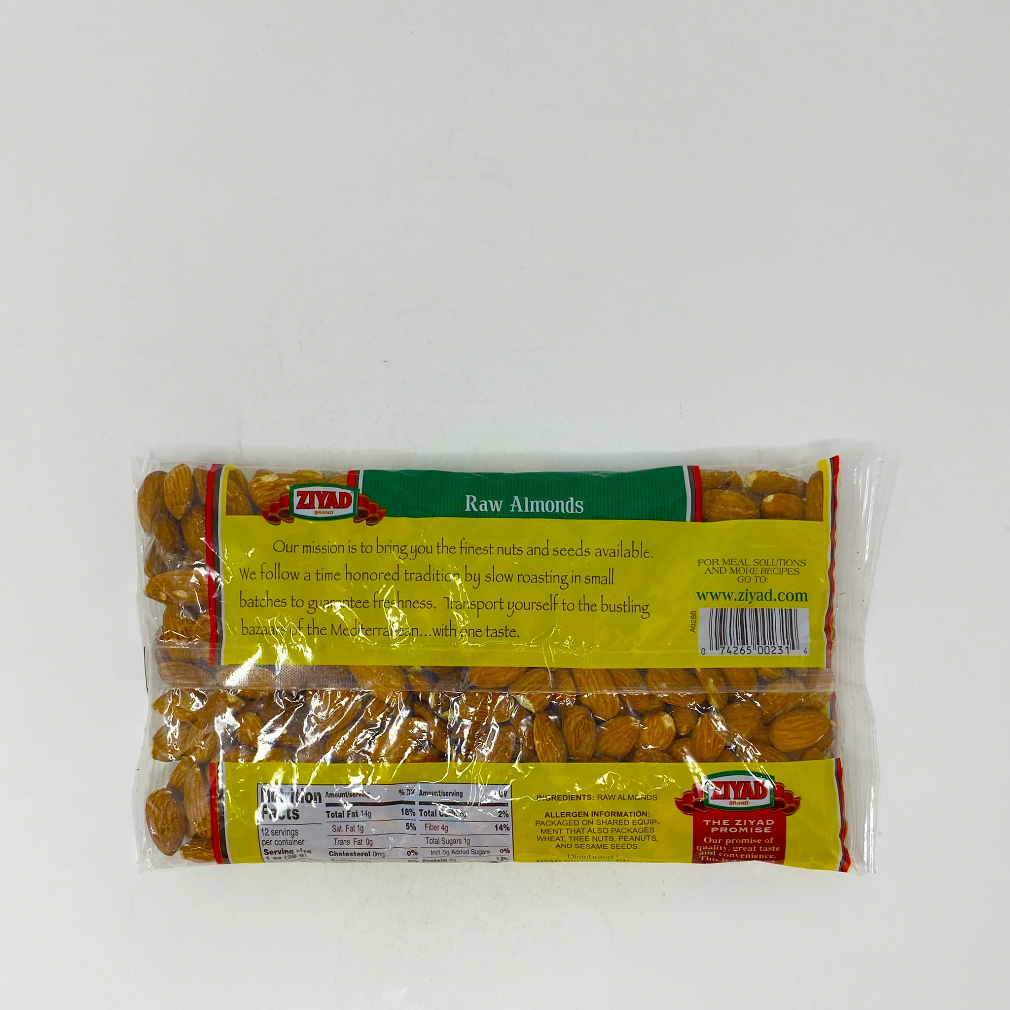 Ziyad Raw Almonds 340g - Image 2